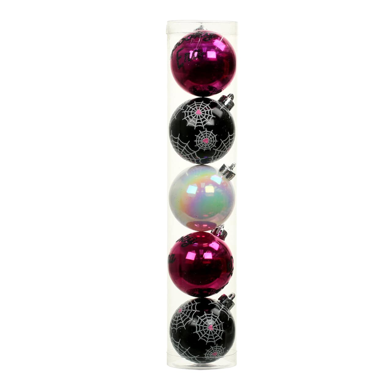2.25" Pink & Black Ornament Set by Ashland®
